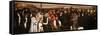Funeral at Ornans-Gustave Courbet-Framed Stretched Canvas