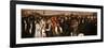 Funeral at Ornans-Gustave Courbet-Framed Premium Giclee Print