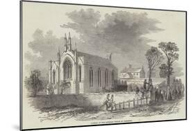 Funeral at the Catholic Church at Barrhead-null-Mounted Giclee Print