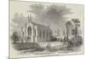 Funeral at the Catholic Church at Barrhead-null-Mounted Giclee Print