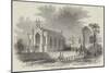 Funeral at the Catholic Church at Barrhead-null-Mounted Premium Giclee Print