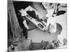 Funeral bouquet being removed from the tomb of Tutankhamun, Valley of the Kings, Egyp, 1922-Harry Burton-Mounted Photographic Print