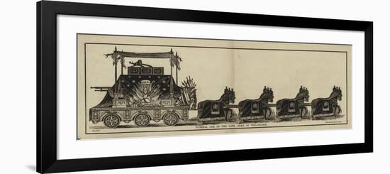 Funeral Car of the Late Duke of Wellington-null-Framed Premium Giclee Print
