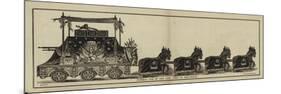 Funeral Car of the Late Duke of Wellington-null-Mounted Premium Giclee Print
