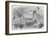 Funeral Cortege by Church for Massachusetts Soldiers Killed at Baltimore-Frank Leslie-Framed Art Print