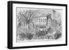 Funeral Cortege by Church for Massachusetts Soldiers Killed at Baltimore-Frank Leslie-Framed Art Print