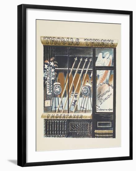 Funeral Director-Eric Ravilious-Framed Giclee Print