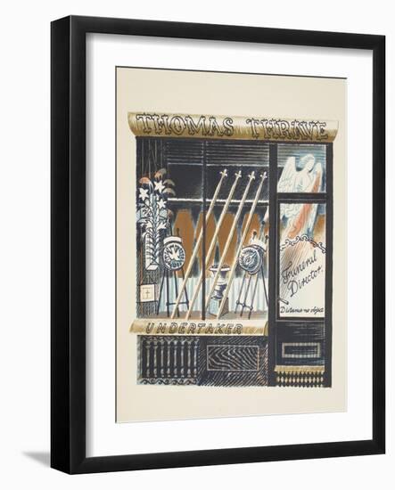 Funeral Director-Eric Ravilious-Framed Giclee Print