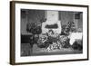 Funeral for Pet Bulldog-null-Framed Photographic Print