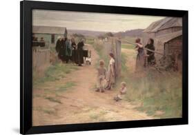 Funeral in Bresse, 1886-Henri Alphonse Louis Laurent-desrousseaux-Framed Premium Giclee Print