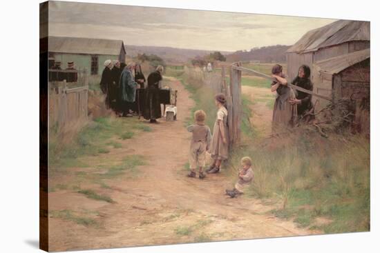 Funeral in Bresse, 1886-Henri Alphonse Louis Laurent-desrousseaux-Stretched Canvas