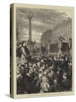 Funeral in Paris of National Guards Killed in Battle-Godefroy Durand-Stretched Canvas