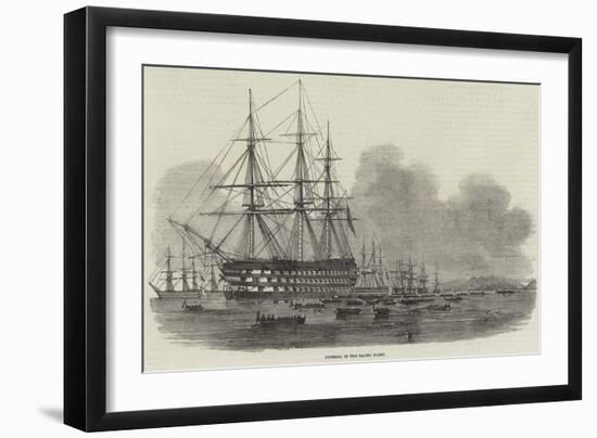 Funeral in the Baltic Fleet-null-Framed Giclee Print