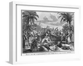 Funeral in the East Indies-Bernard Picart-Framed Giclee Print