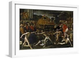 Funeral of a Roman Emperor (Cremation Ceremon)-Giovanni Lanfranco-Framed Giclee Print