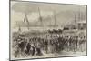 Funeral of Admiral Warden at Portsmouth, the Procession Leaving the Dockyard-null-Mounted Giclee Print