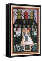 Funeral of Anne of Britanny, Notre Dame, Paris, 1514, (16th Centur)-null-Framed Stretched Canvas