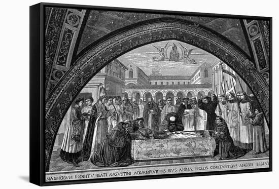 Funeral of Augustine-null-Framed Stretched Canvas
