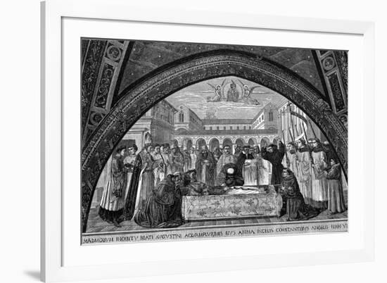 Funeral of Augustine-null-Framed Premium Giclee Print