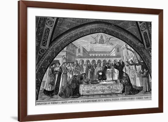 Funeral of Augustine-null-Framed Premium Giclee Print
