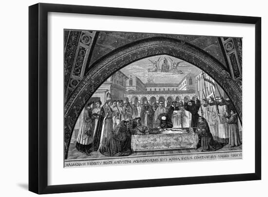 Funeral of Augustine-null-Framed Art Print