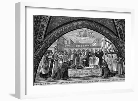 Funeral of Augustine-null-Framed Art Print