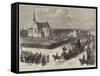 Funeral of Baron Henri Leys, the Belgian Painter, at Antwerp-null-Framed Stretched Canvas