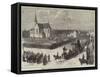 Funeral of Baron Henri Leys, the Belgian Painter, at Antwerp-null-Framed Stretched Canvas