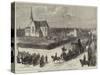 Funeral of Baron Henri Leys, the Belgian Painter, at Antwerp-null-Stretched Canvas