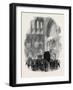 Funeral of Campbell, the Poet, in Westminster Abbey, on Wednesday Last-null-Framed Giclee Print