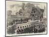 Funeral of Canadian Volunteers Killed in a Skirmish with the Fenians-null-Mounted Giclee Print