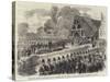 Funeral of Canadian Volunteers Killed in a Skirmish with the Fenians-null-Stretched Canvas