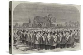 Funeral of Cardinal Wiseman in the Kensal-Green Cemetery-null-Stretched Canvas