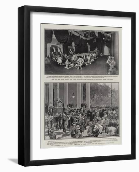 Funeral of Cecil Rhodes-Frederic De Haenen-Framed Giclee Print