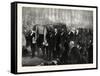 Funeral of Dr. Livingstone in Westminster Abbey, London, UK, 1874-null-Framed Stretched Canvas