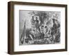 'Funeral of Eyre', c1880-Joseph Swain-Framed Giclee Print