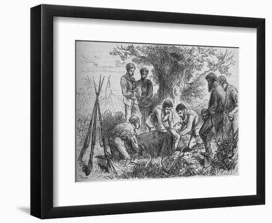 'Funeral of Eyre', c1880-Joseph Swain-Framed Giclee Print