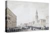 Funeral of French Officer in Weimar, October 1806-Benjamin Zix-Stretched Canvas