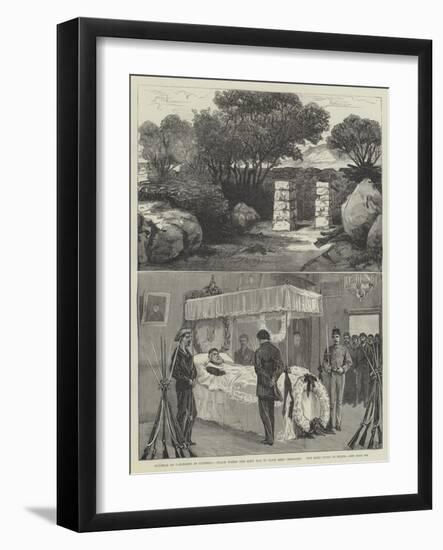 Funeral of Garibaldi at Caprera-Frank Dadd-Framed Giclee Print