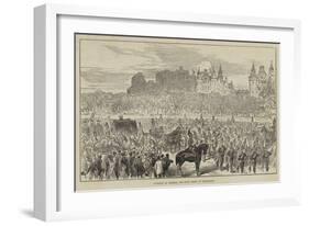 Funeral of General Sir Hope Grant at Edinburgh-null-Framed Giclee Print