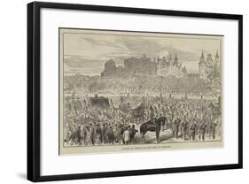 Funeral of General Sir Hope Grant at Edinburgh-null-Framed Giclee Print