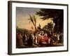 Funeral of Godfrey of Bouillon (circa 1060-1100) in Jerusalem, 23rd July 1100, 1838-Edouard Cibot-Framed Giclee Print