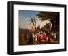 Funeral of Godfrey of Bouillon in Jerusalem, 23rd July 1100-Édouard Cibot-Framed Giclee Print