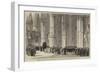 Funeral of His Grace the Duke of Northumberland, the Procession in the Nave of Westminster Abbey-null-Framed Giclee Print