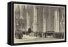 Funeral of His Grace the Duke of Northumberland, the Procession in the Nave of Westminster Abbey-null-Framed Stretched Canvas