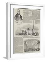 Funeral of Jacques Lafitte-null-Framed Giclee Print