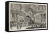 Funeral of King Victor Emmanuel in the Pantheon at Rome-Charles Robinson-Framed Stretched Canvas