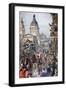 Funeral of Lajos Kossuth, Budapest, 21st March 1894-Paul Merwart-Framed Giclee Print