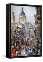 Funeral of Lajos Kossuth, Budapest, 21st March 1894-Paul Merwart-Framed Stretched Canvas