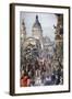 Funeral of Lajos Kossuth, Budapest, 21st March 1894-Paul Merwart-Framed Giclee Print